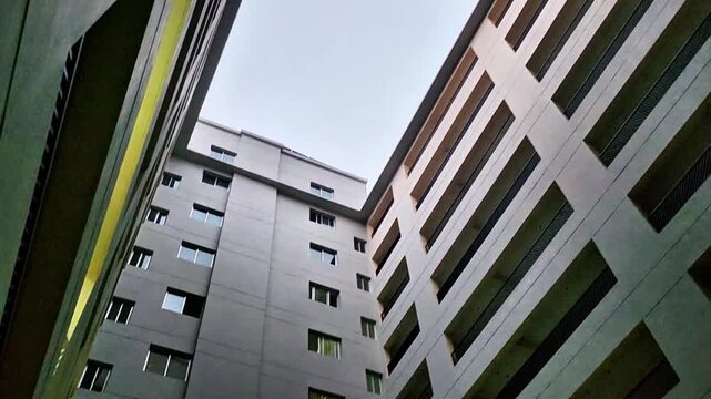 The morden corporate building view.