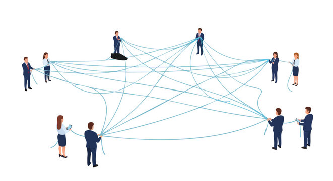 Unified Global Business Ecosystem Representing Seamless Strategic Collaboration and Interconnected Corporate Networks for Tier 1 Agencies