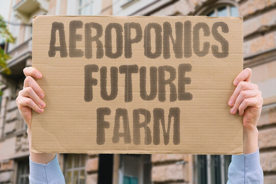 "Aeroponics Future Farm" Aeroponic mist systems grow crops without any soil or standing water. AEROPONIC. MIST. SYSTEMS. CROPS. SOIL.