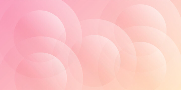 Modern pastel pink fluid shape background with elegant curved lines. modern trendy design