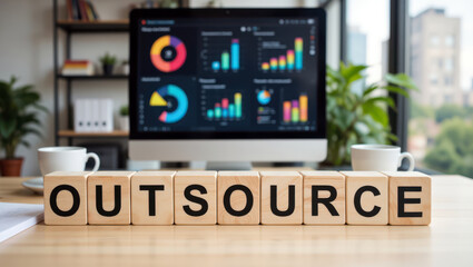 Obraz premium Outsource hiring for BPO vendor management helps firms move payroll, IT support and accounting work to external specialists while controlling contract risk and service cost for scalable delivery