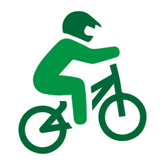 Fototapeta premium BMX Rider Icon