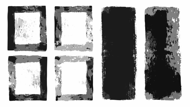eight rectangular shapes with rough distressed textures on a white background high quality professional detailed modern elegant stylish