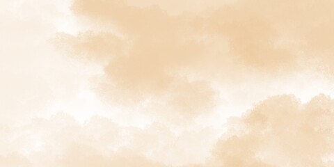 Obraz premium Soft beige watercolor texture background with subtle cloudy effect