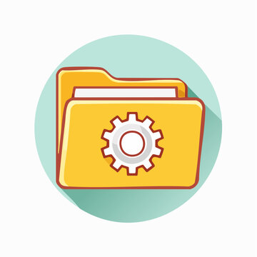 Folder with Gear Icon