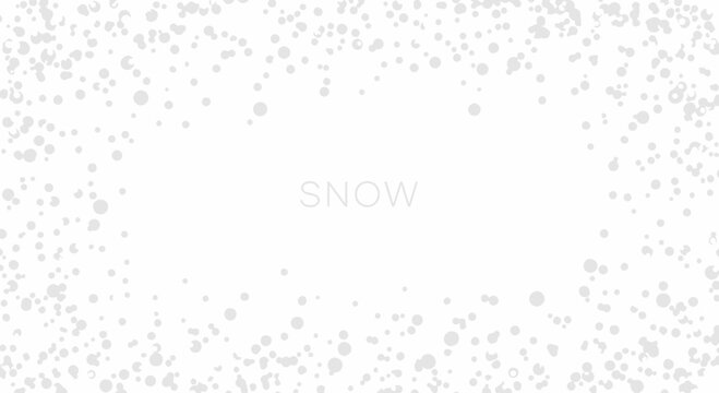 Snow, winter, frosty background, white, gray, snowfall, vector
