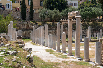 Fototapeta premium AGORA' DI ATENE