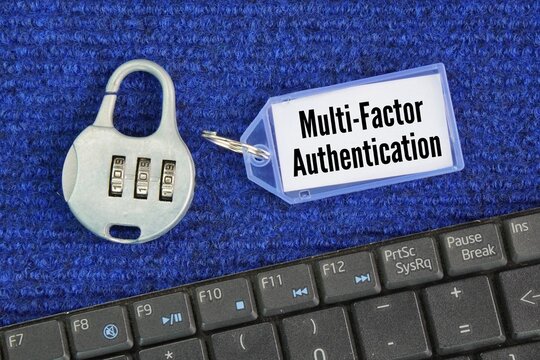Key with word Multi-Factor Authentication or MFA is a security process requiring users to provide two or more verification factors to gain access to an account or app