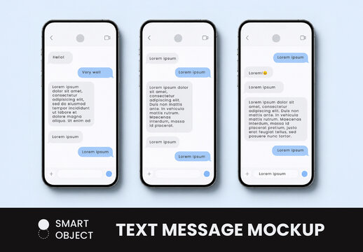 Text Message Mockup