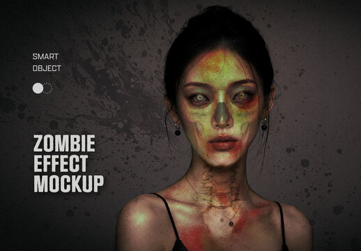 Zombie Effect Mockup