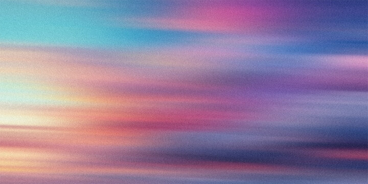 A serene pastel gradient of soft blues, pinks, and purples with subtle horizontal motion blur and grainy texture.