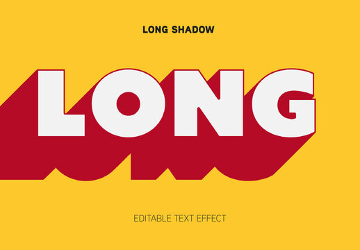 Long Shadow Text Effect