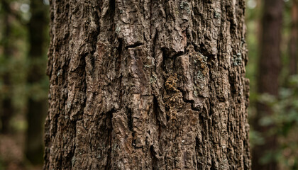 Obraz premium Tree bark texture with detailed wood surface and realistic forest appearance. Decorative nature background suitable for branding use.