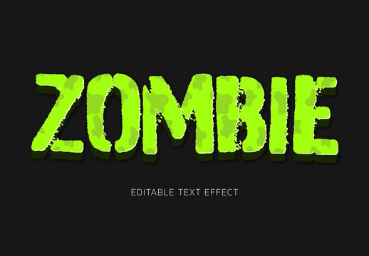 Zombie Text Effect