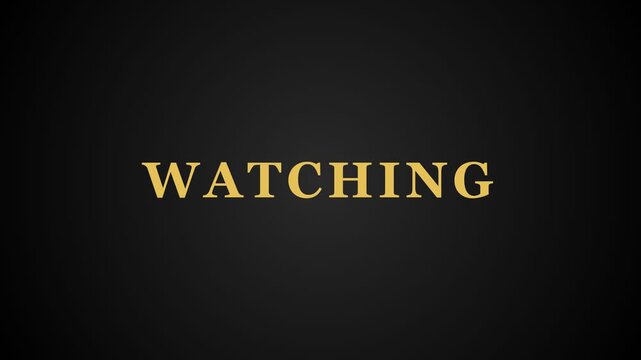 Elegant Thank You Message for Viewers Displaying Gratitude for Watching a Video Presentation