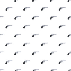 Fototapeta premium Handgun revolvers creating a modern weapon and armament endless background texture
