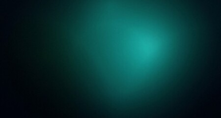 Fototapeta premium A vibrant teal gradient background with a dark vignette effect and a soft glowing center