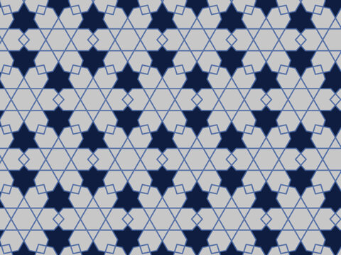 Asanoha Japanese Hemp Leaf Pattern Traditional Geometric Design