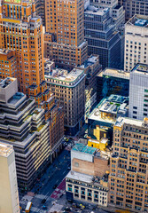 Midtown Manhattan New York City skyline view with modern glass skyscrapers © Alexey Fedorenko