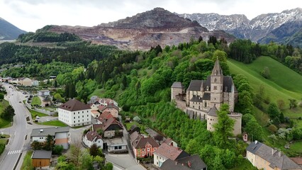 Obraz premium Eisenerz in der Steiermark 