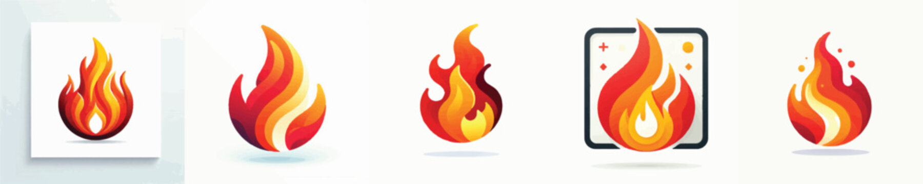 vector of a fire
