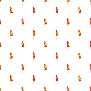 North macedonia national flag featuring a red field with a yellow sun pattern repeating digitally