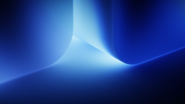 Gradient geometric background with intersecting arcs and soft glow