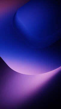 Gradient geometric background with layered violet forms and light