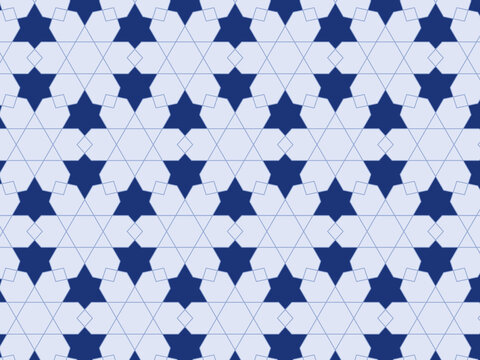 Asanoha Japanese Hemp Leaf Pattern Traditional Geometric Design