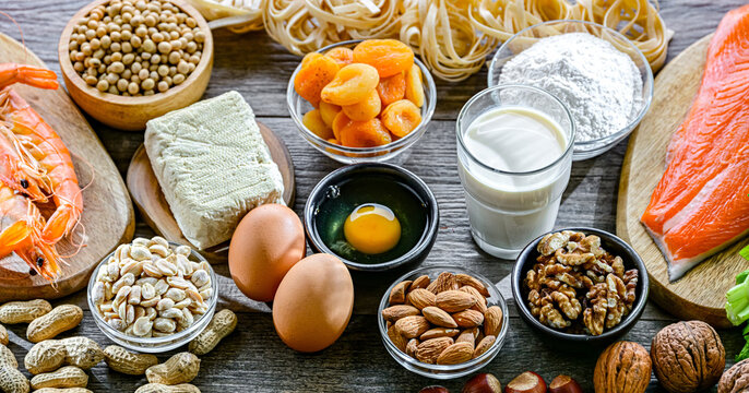 Composition with common food allergens
