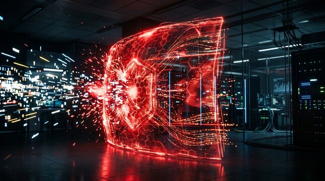 Dynamic Visualization of Cyber Attack Prevention with CGI Effects