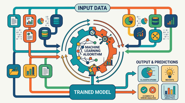 Machine Learning Model Training Process.