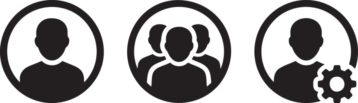 Customer Profile Icon Social Network Graphic