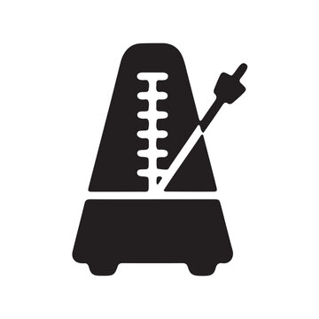 Electric Guitar Amplifier Icon, Music Equipment Symbol, Black Vector Graphic