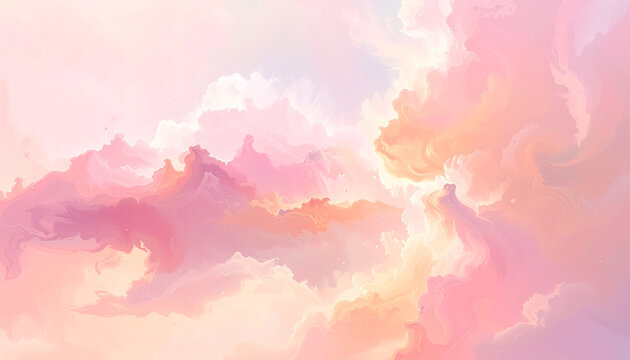 Illustration abstraite de nuages