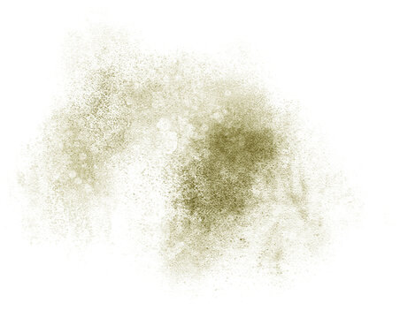 Watercolor stain decoration