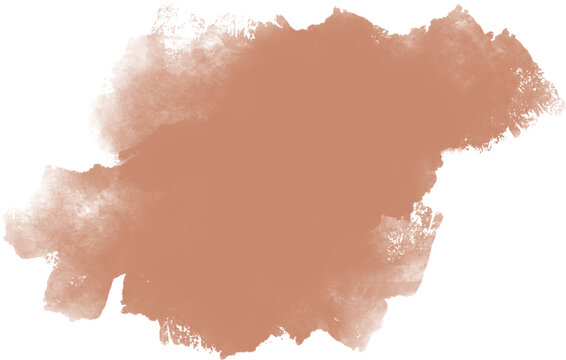 Watercolor stain decoration