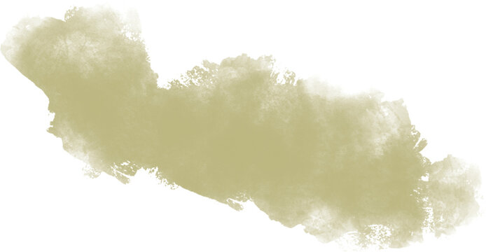 Watercolor stain decoration