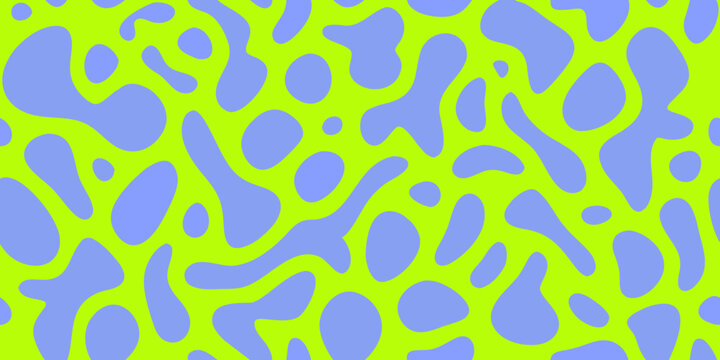 abstract fluid pattern seamless blue and green design