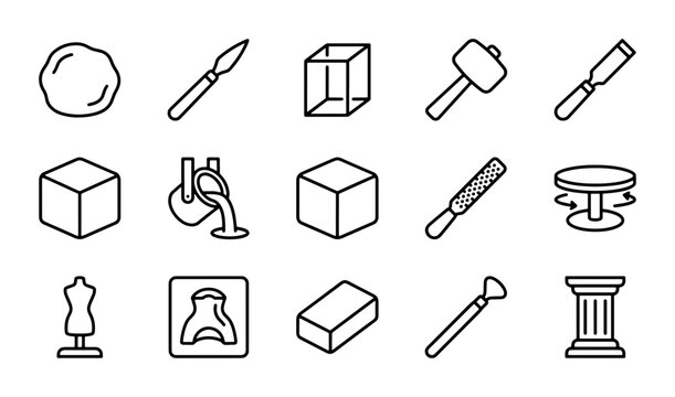 Sculpting and Crafting Icons: Clay, Tools, and Forms for Artistic Creation