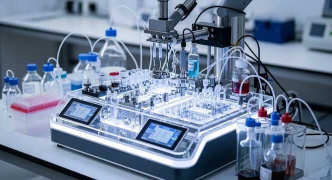 Automated Microfluidic Device for Laboratory Research