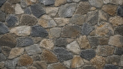 Fototapeta premium Irregular Natural Stone Wall Texture Background
