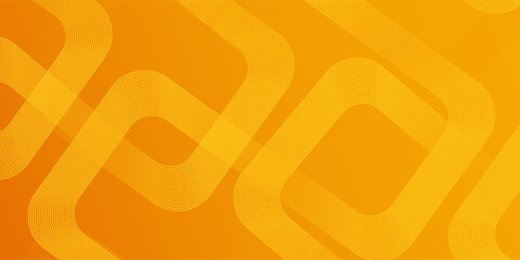 Orange abstract background. Minimal pattern. Vibrant gradient geometric lines. Modern design. Suit for banner, cover, business, flyer, poster, website, brochure, corporate © tirtasatria