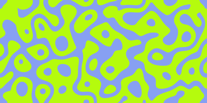 abstract fluid pattern seamless design with organic shapes