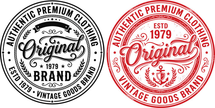 Vintage clothing brand logos
