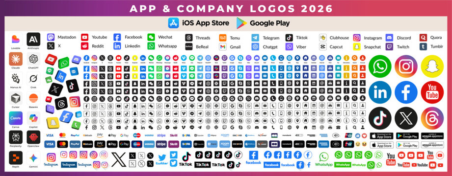 App & company logos 2026