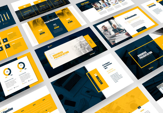 Business Presentation Slide Deck  Template