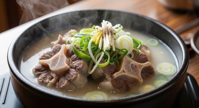 Korean short rib soup.