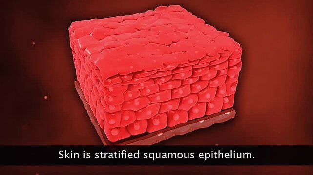 Stratified squamous epithelium location and types.