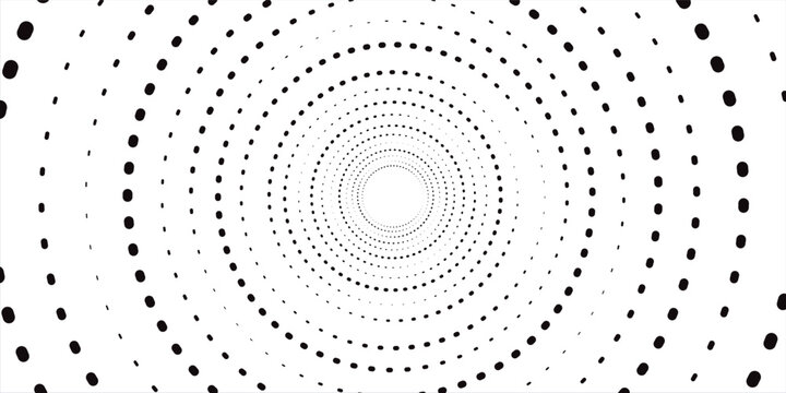 Original abstract halftone background of round dots with space to insert text or logo. Vector illustration.